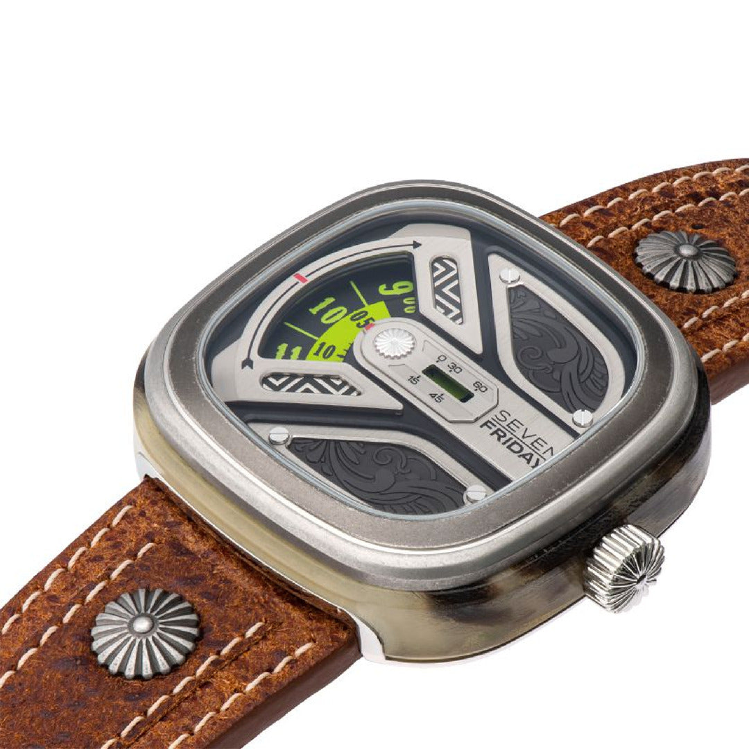 Sevenfriday Men's Automatic Movement Gray Dial Watch - SF-0071
