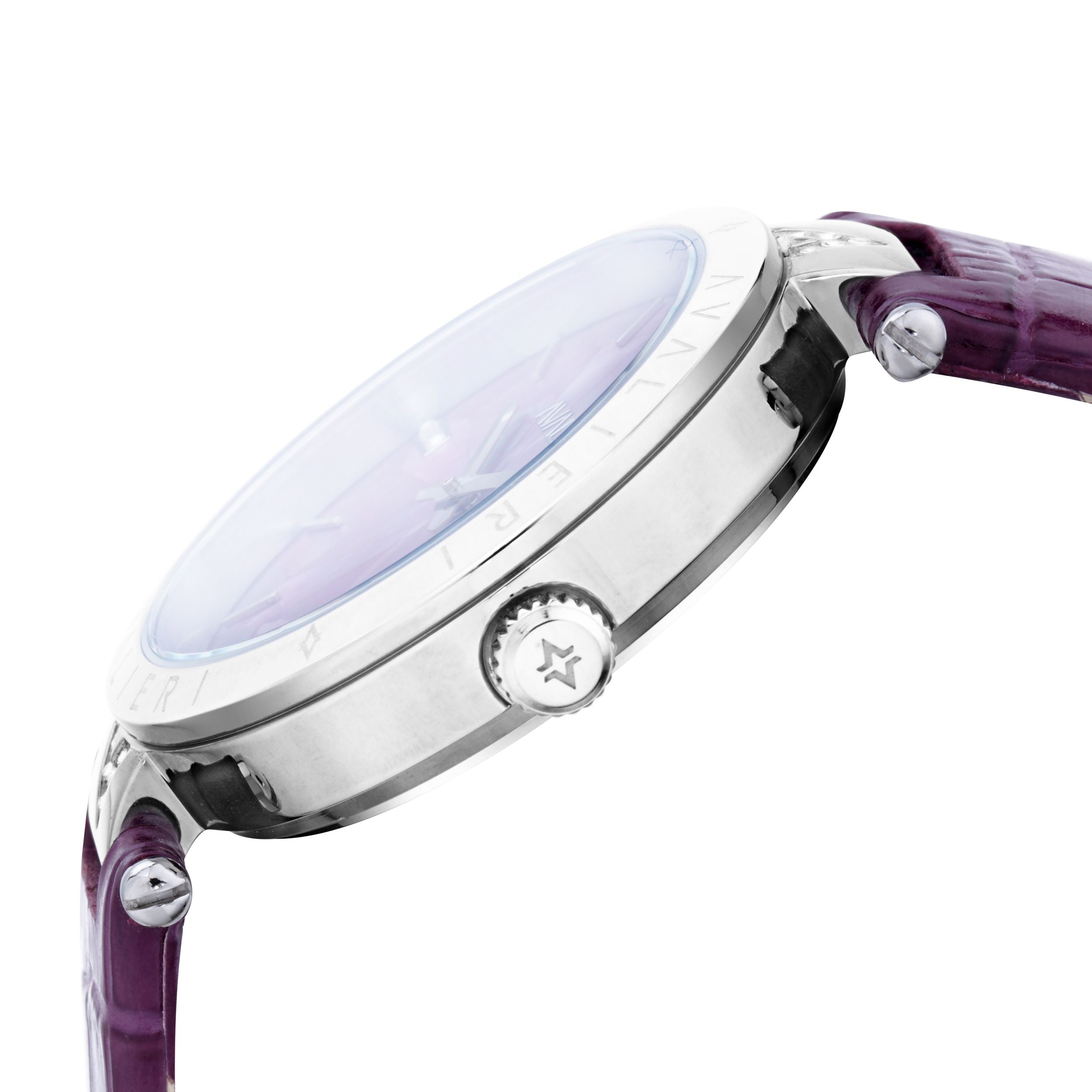 Avalieri Women's Quartz Watch Purple Dial - AV-2229B