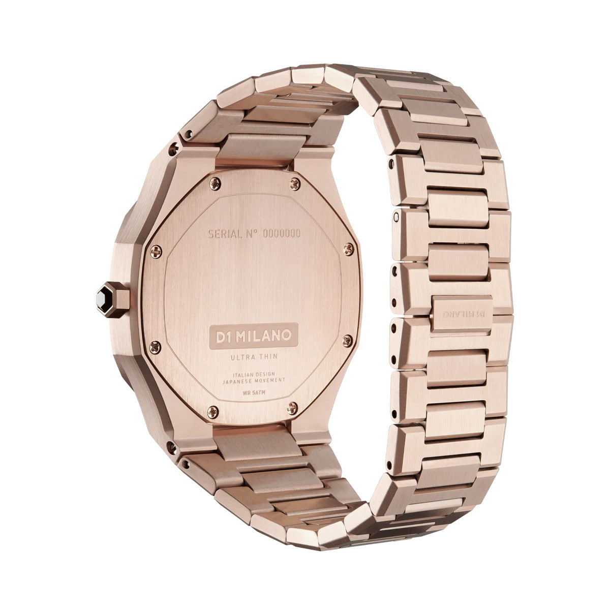 D1 Milano Men's and Women's Quartz Watch, Silver Dial - ML-0186