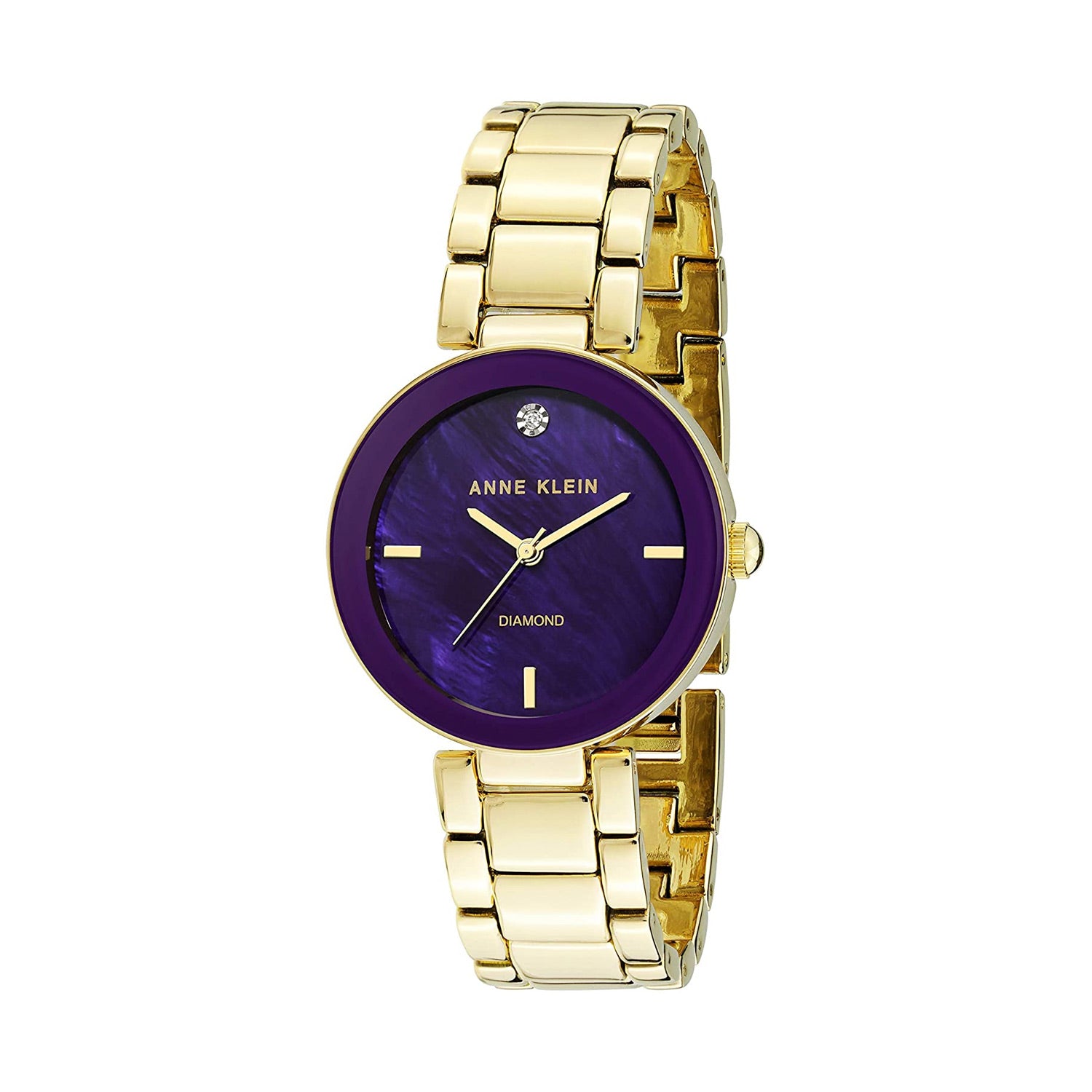 Anne Klein Women's Quartz Watch, Purple Dial - AK-0231