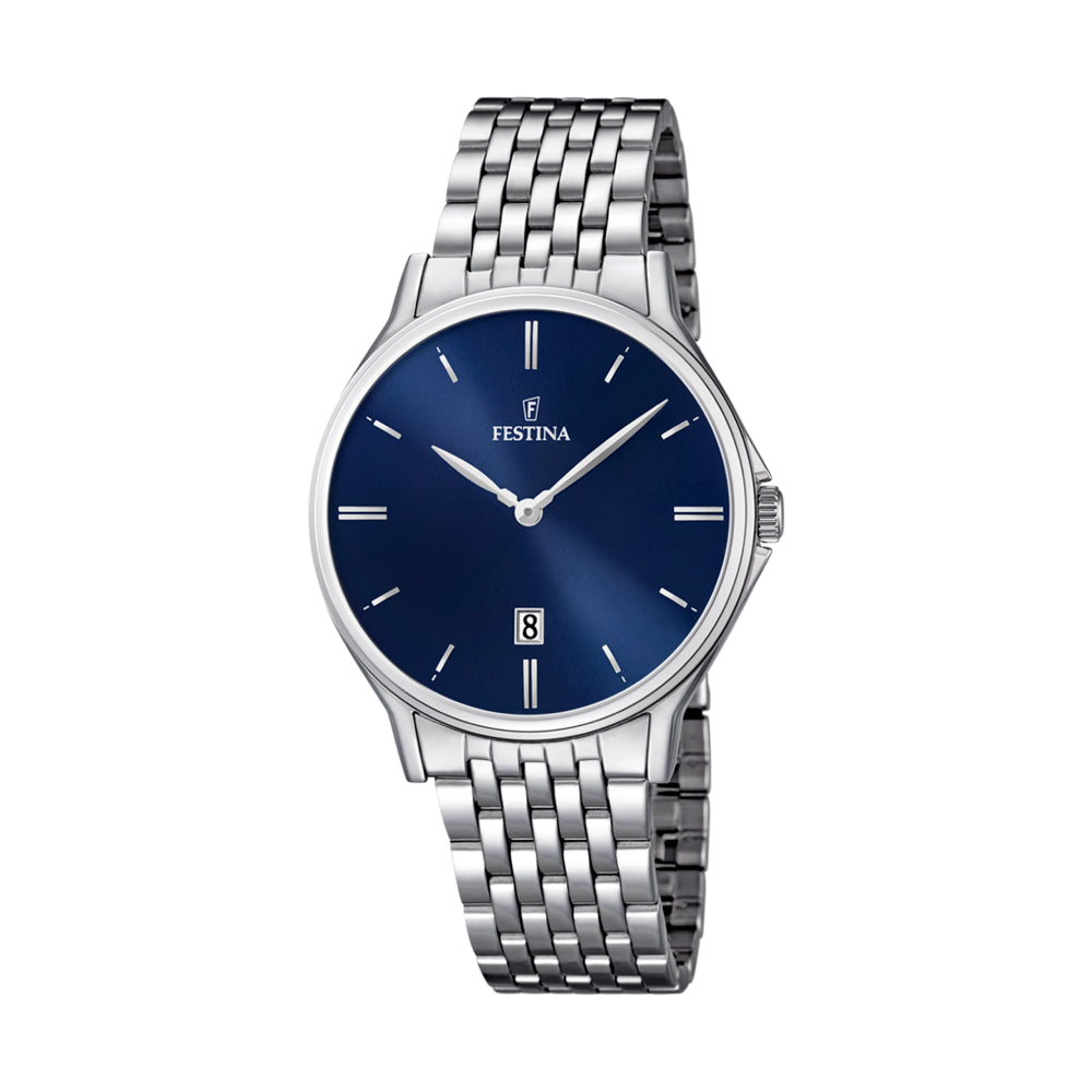 Festina Men's Quartz Blue Dial Watch - F16744/3