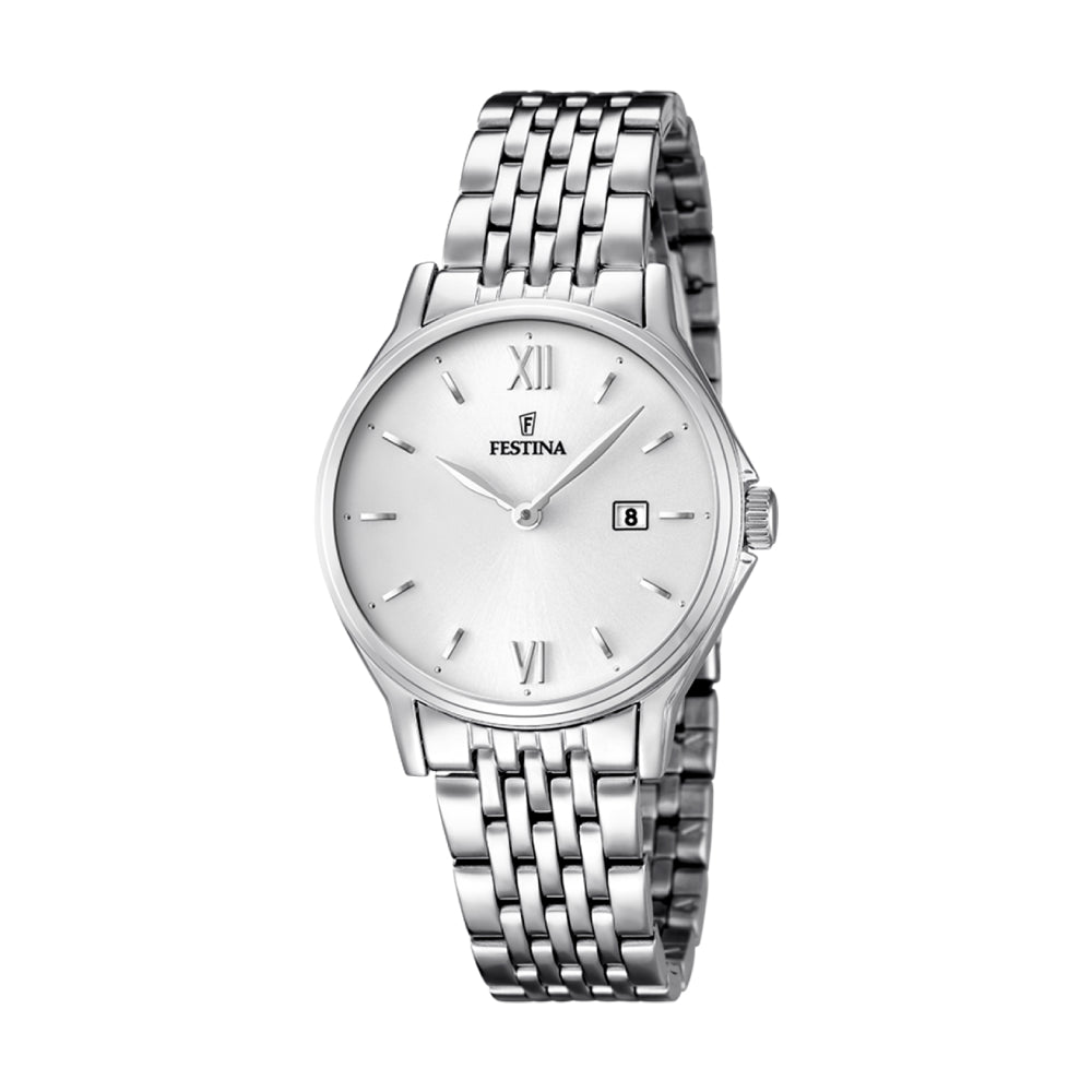 Festina Women's Quartz Watch White Dial - F16748/2