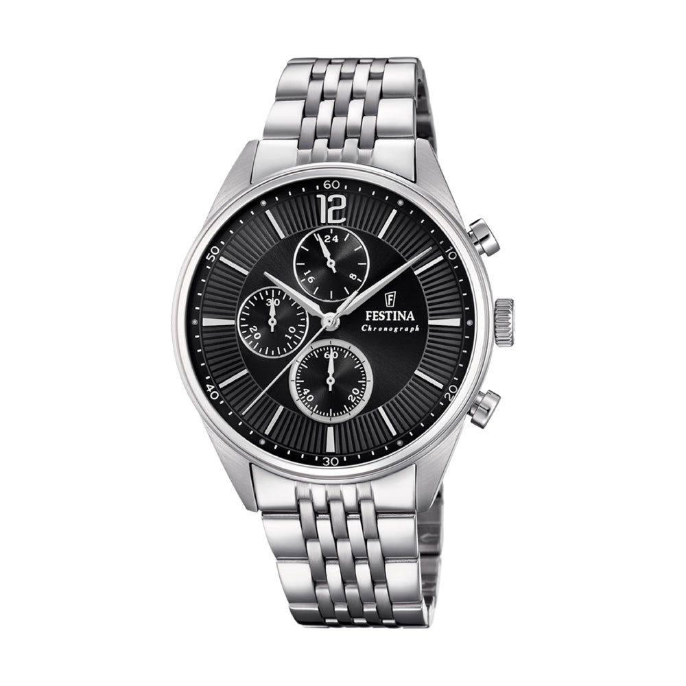 Festina Men's Black Dial Quartz Watch - F20285/4