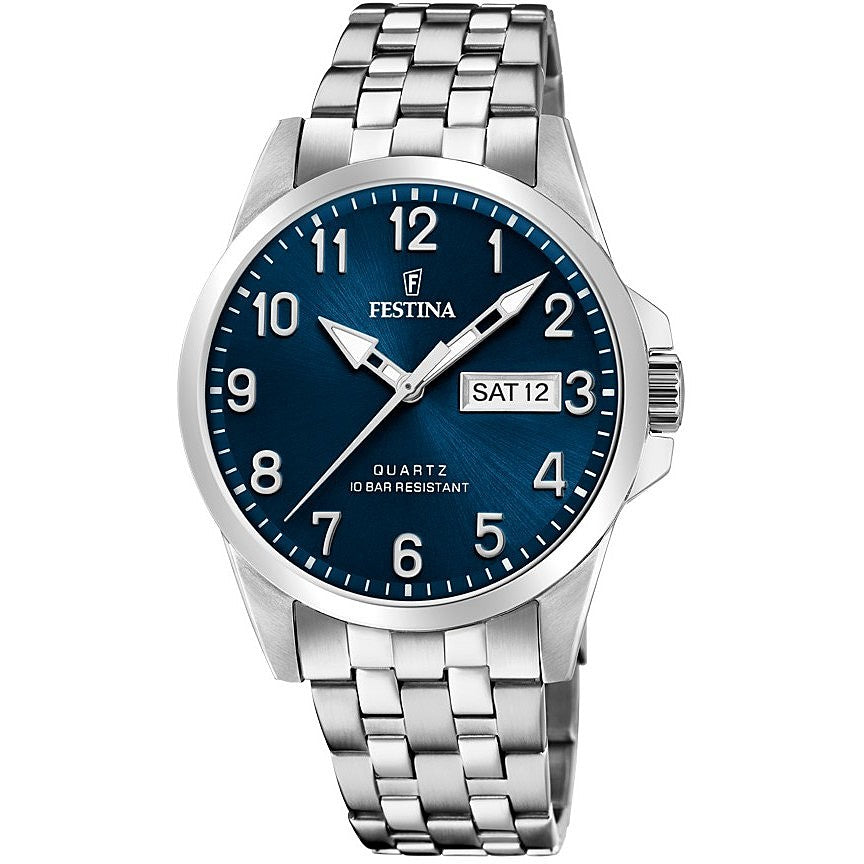 Festina Men's Quartz Blue Dial Watch - f20357/c