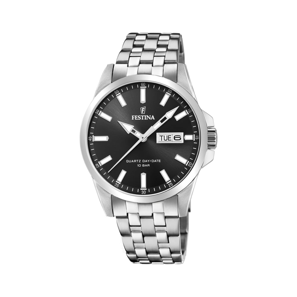 Festina Men's Black Dial Quartz Watch - F20357/4