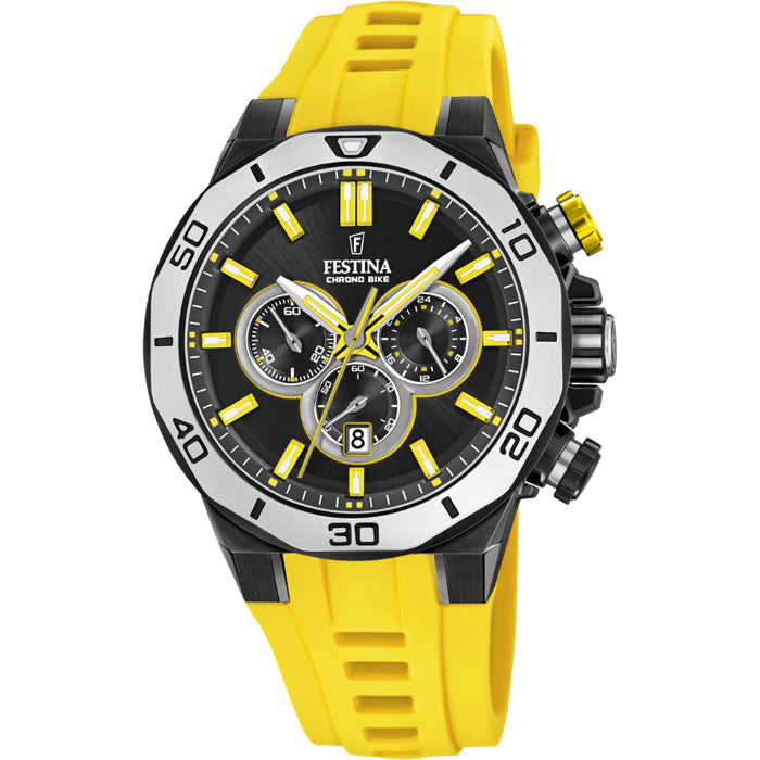 Festina Men's Quartz Black Dial Watch - f20450/1