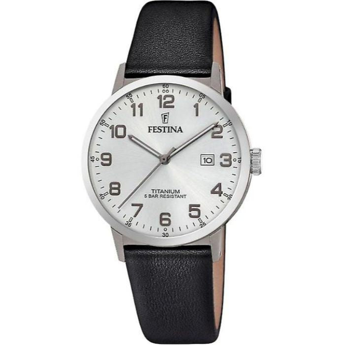 Festina men's quartz watch with silver dial - f20471/1