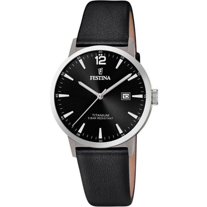 Festina Men's Quartz Black Dial Watch - f20471/3