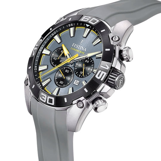 Men\'s watch, quartz movement, dial gray - F20544/8