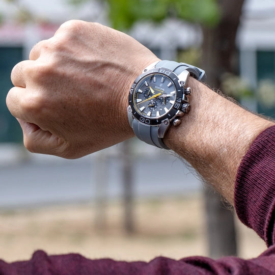 Men's watch, quartz movement, gray dial - F20544/8