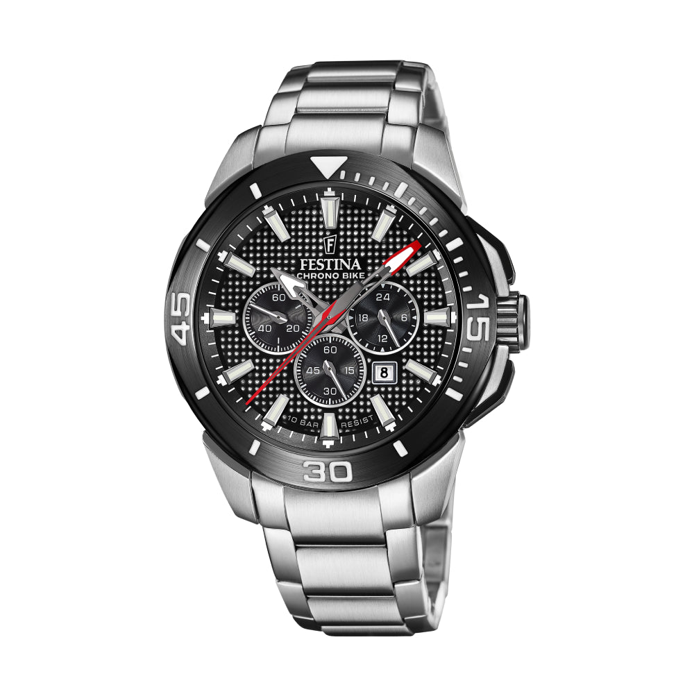 Festina Men's Quartz Black Dial Watch - F20641/4