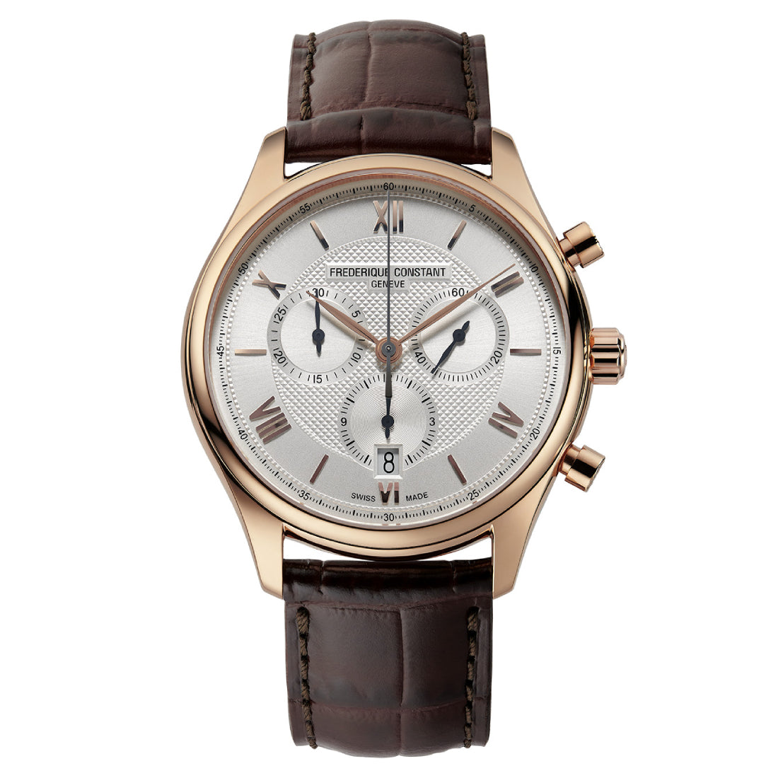 Frederique Constant Men's Quartz Watch, Silver Dial - FC-0106