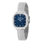 ساعة كوارتز نسائية باللون الأزرق