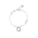 Women's Rhodium-Tone Bracelet