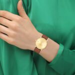 Women's Quartz Watch with Gold Dial - Image 4