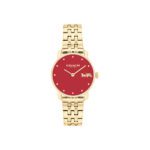 Women Elliott Quartz Watch with Red Dial
