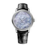 ساعة نسائية أوتوماتيكية بمينا أزرق