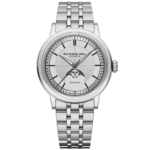 Millesime Moon Phase Men's Automatic Watch with Silver Dial