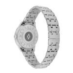 Quartz Watch with Silver Engraved Dial - صورة 3