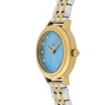 Quartz Watch with Shiny Blue Dial - صورة 2