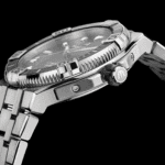 Icon Venture Men Watch with Black Dial and Silver Band - صورة 2