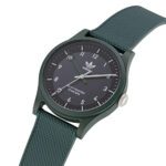 Men's and Women's Quartz Watch Black Dial - صورة 2