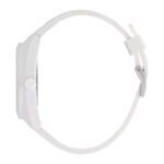 Men's and Women's Quartz Watch with White Dial - Image 4