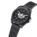 Men's and Women's Quartz Watch with Black Dial - صورة 2
