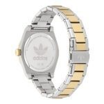 watch for men and women quartz movement gold dial - صورة 4