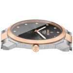 Men's Watch Swiss Quartz Movement Black Dial - صورة 2