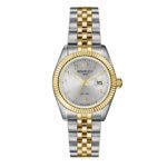 ساعة كوارتز نسائية بمينا فضي