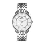 Men Quartz Watch with White Dial