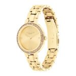 Women Chelsea Watch with Gold Dial and Crystals - صورة 2