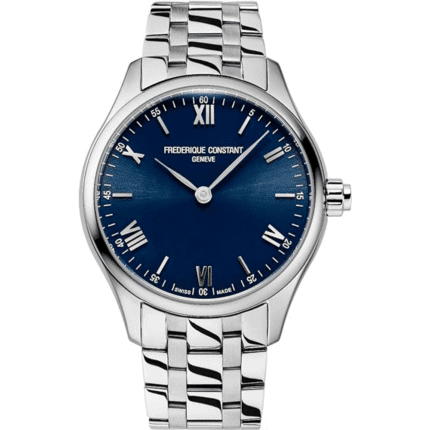 ساعة ذكية رجالية بحركة كوارتز ومينا أزرق