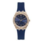 ساعة كوارتز نسائية بمينا أزرق