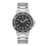 Men's Quartz Watch with Black Dial