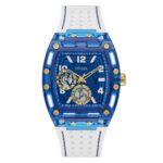 ساعة كوارتز رجالية بمينا أزرق