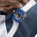 Men's Quartz Watch with Blue Dial - صورة 7