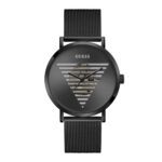 Men's Quartz Watch with Black Dial
