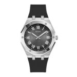 ساعة كوارتز رجالية بمينا أسود