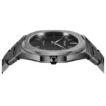 Men's Black & Gunmetal Quartz Watch - صورة 4