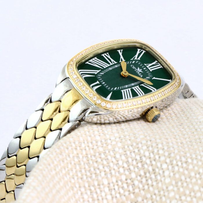 Women's Quartz Watch with Green Dial - Image 3