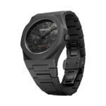 Men Polycarbonate Quartz Watch with Black Dial - صورة 2