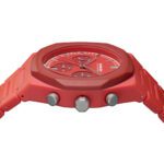 Men's Watch Quartz Movement Red Dial - صورة 2