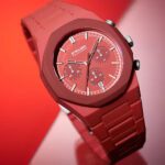 Men's Watch Quartz Movement Red Dial - صورة 5