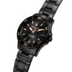 Men's Quartz Watch with Black Dial - Image 3