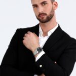 Men's Quartz Watch with Black Dial - Image 5