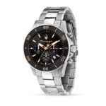 Men's Quartz Watch with Black Dial - صورة 5
