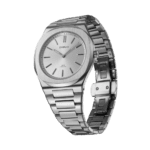 Ultra Thin Men Quartz Watch with Groovy Grey Dial - صورة 2