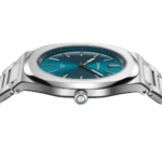 Ultra Thin Men Quartz Watch with Groovy Green Dial - Image 3